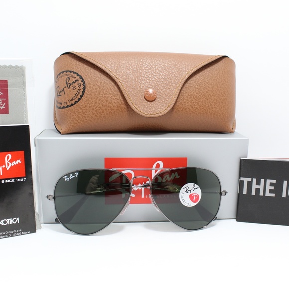 Ray-Ban Other - RAY-BAN RB 3025 004/58 POLARIZED GUNMETAL AVIATORS